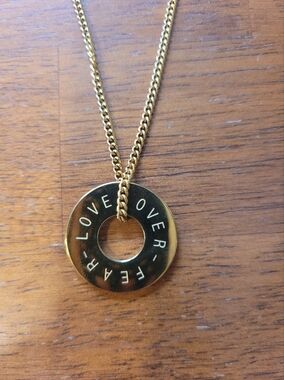 Reversible Gold Toned Necklace